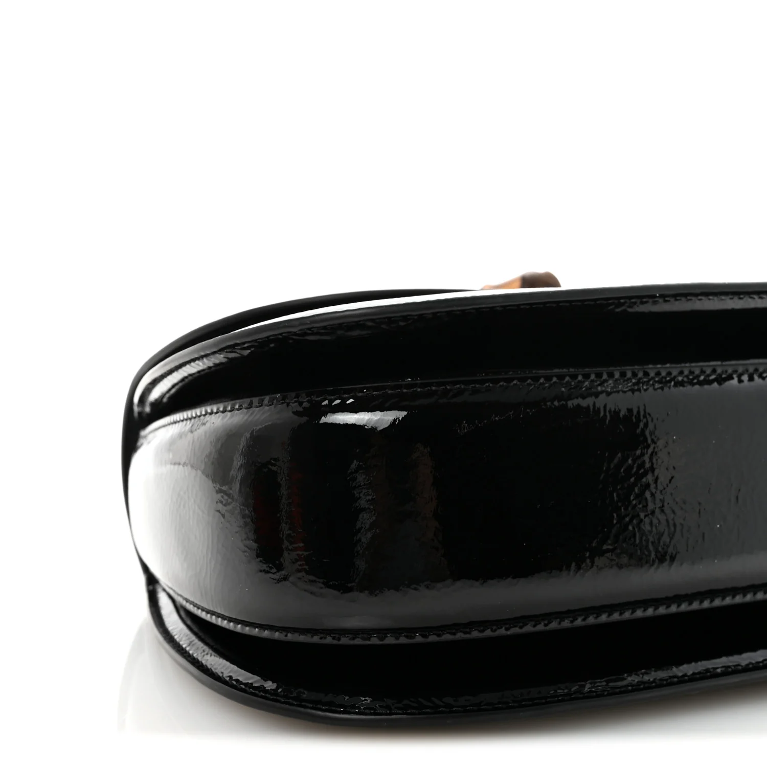 Skipper Calf Web Medium Bamboo 1947 Top Handle Bag Black