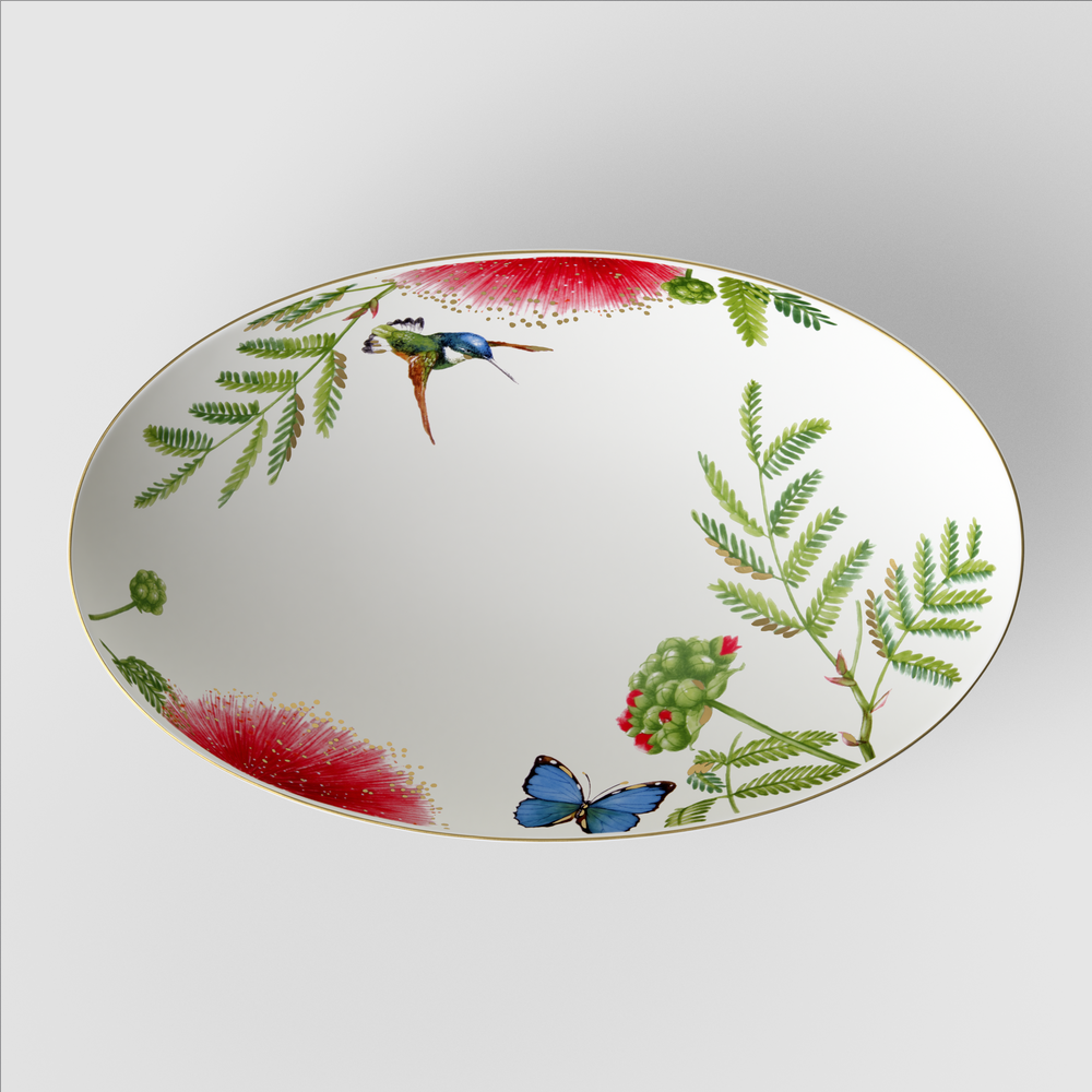Amazonia Centerpiece bowl - Multi-colored, 28.8 oz, Premium Bone Porcelain