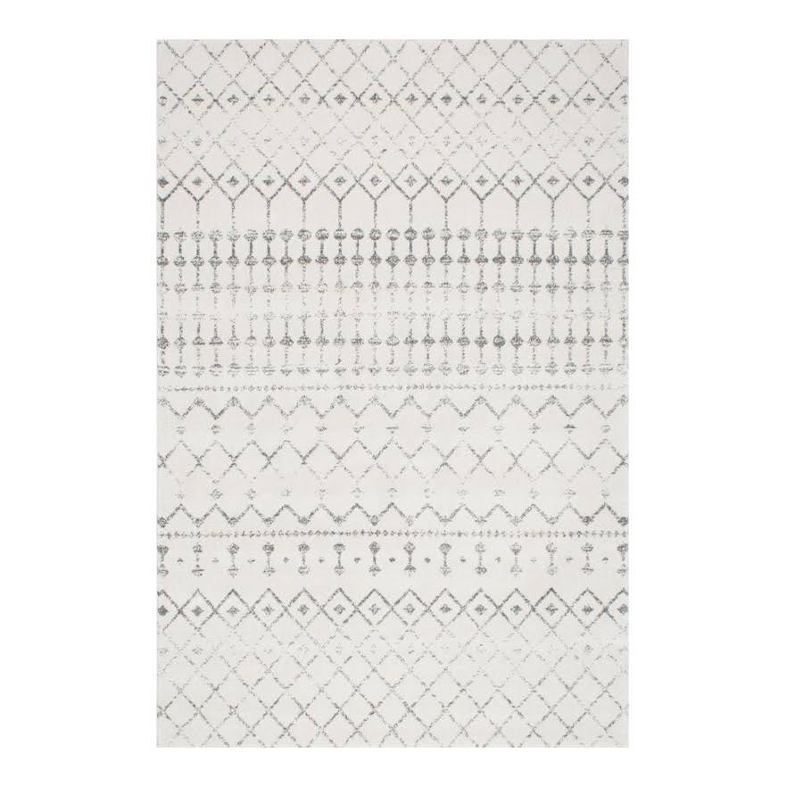 nuLoom Bodrum Blythe Geometric Rug, Sterling Gray