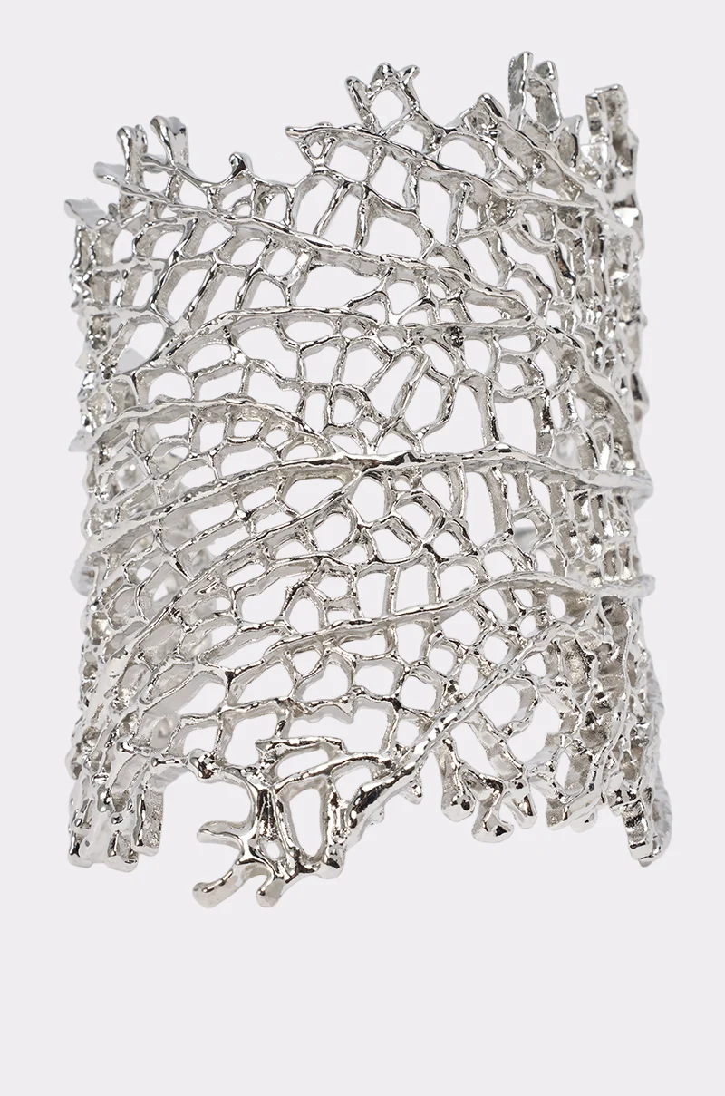 AT THE EVENT BRACELET CUFF IN SILVER - Akira Store