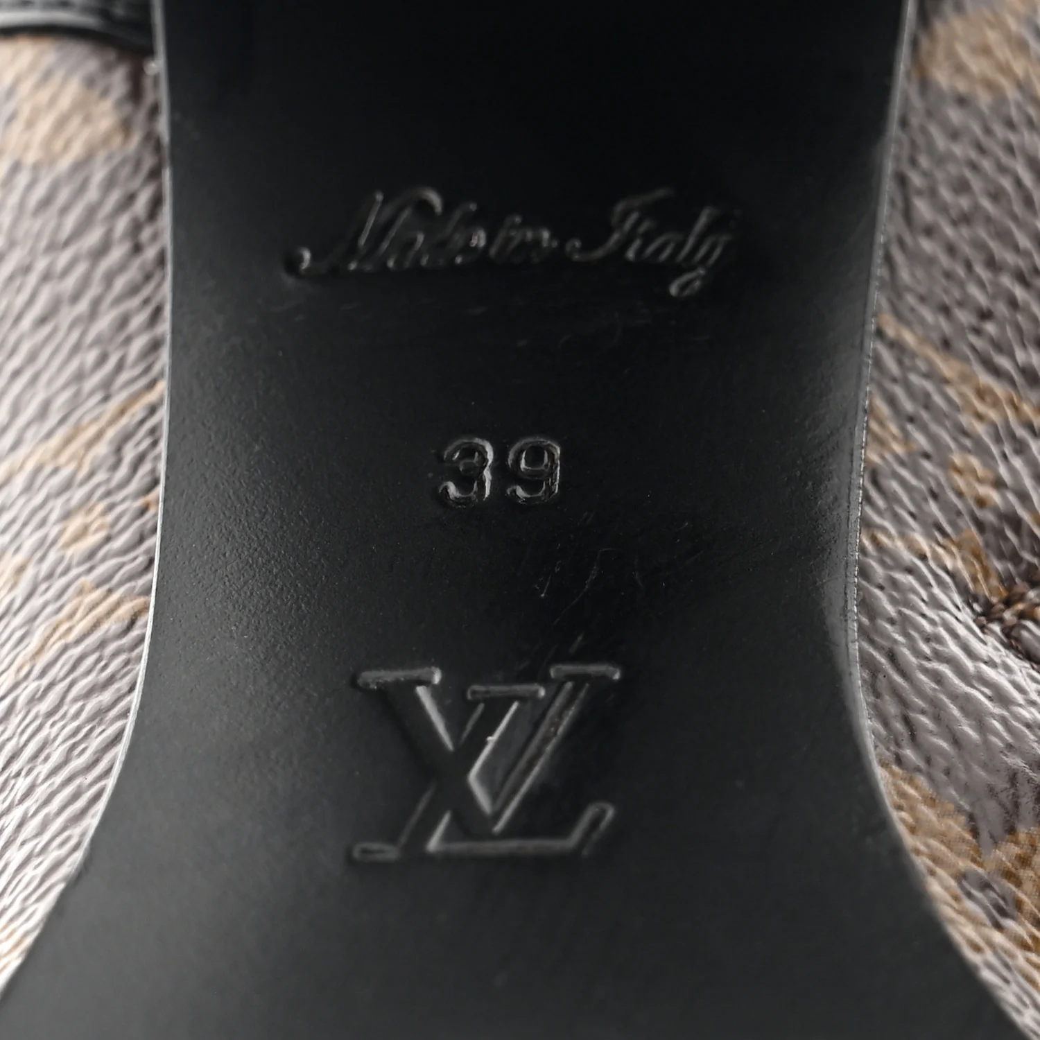 Patent Calfskin Monogram Star Trail Ankle Boots 39 Black