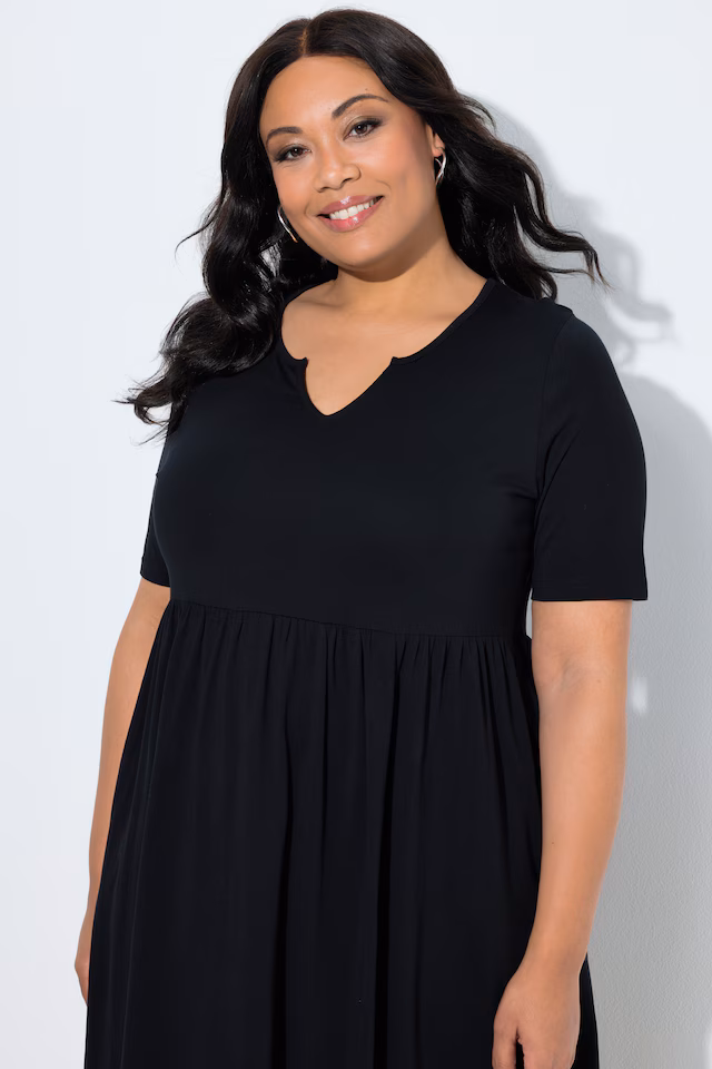Short Sleeve Jersey Pocket Dress