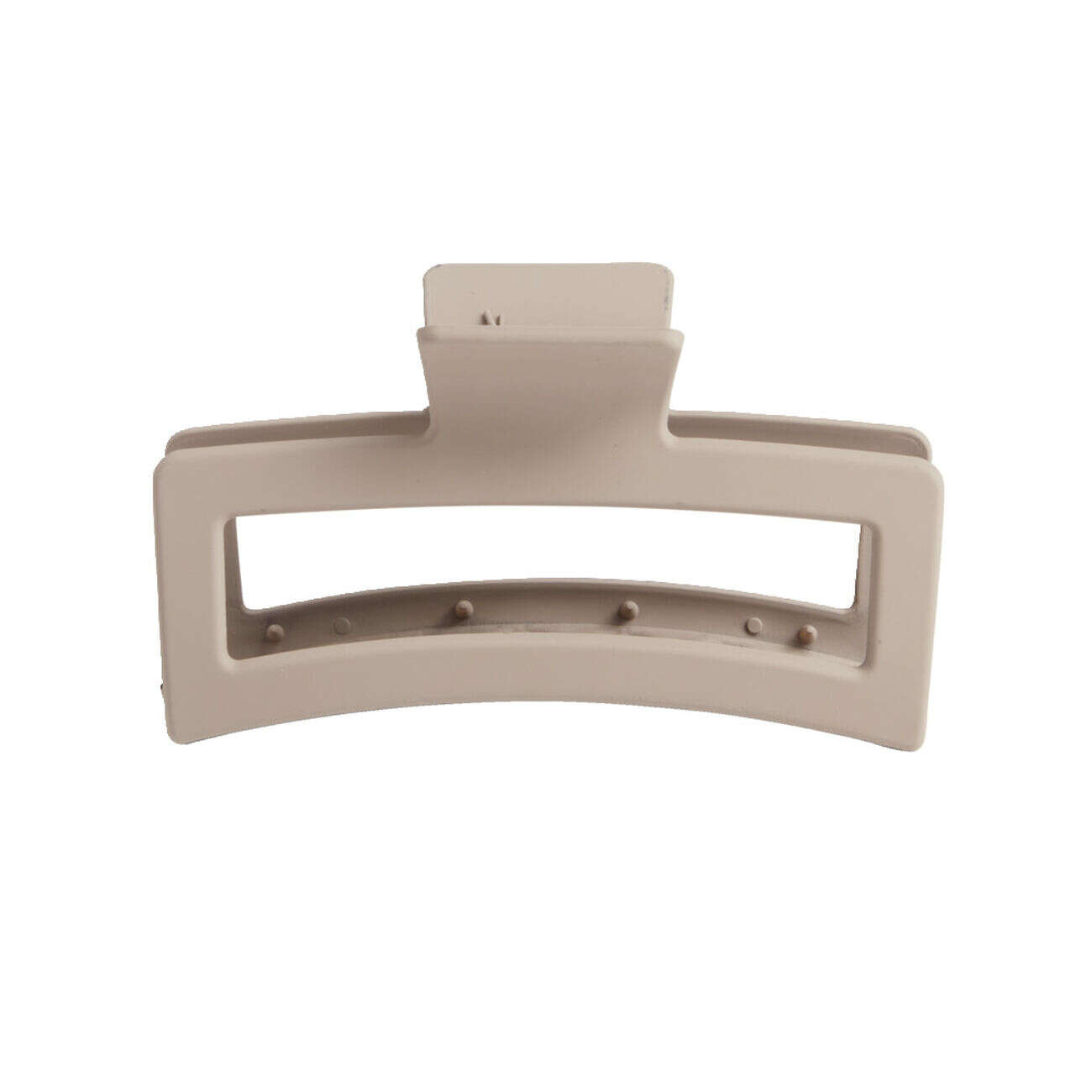 Pince à cheveux L13cm plastique beige