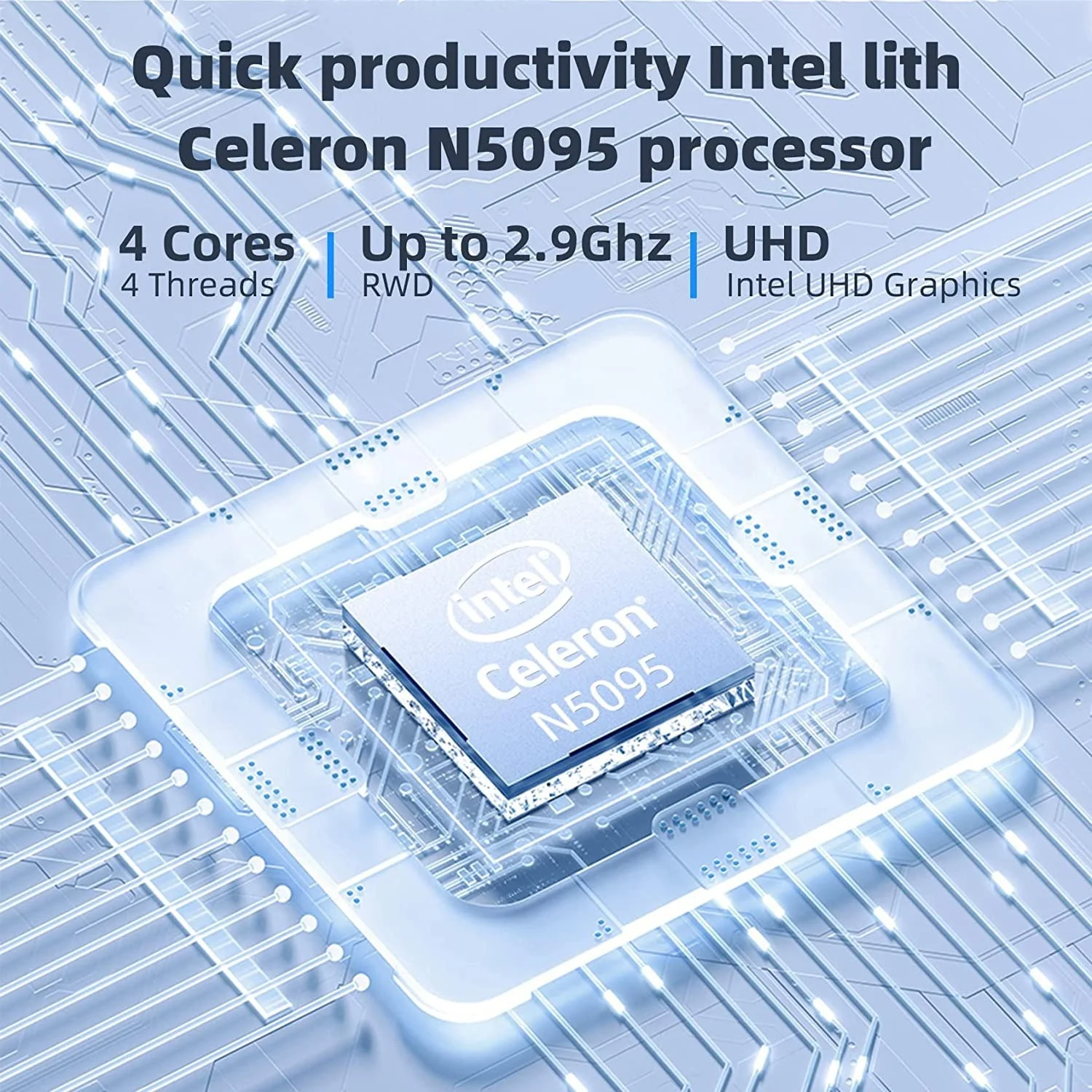 SGIN 15.6 in Laptop 12GB DDR4 512GB SSD Windows 11 with Intel Celeron N5095A Full HD 1920x1080