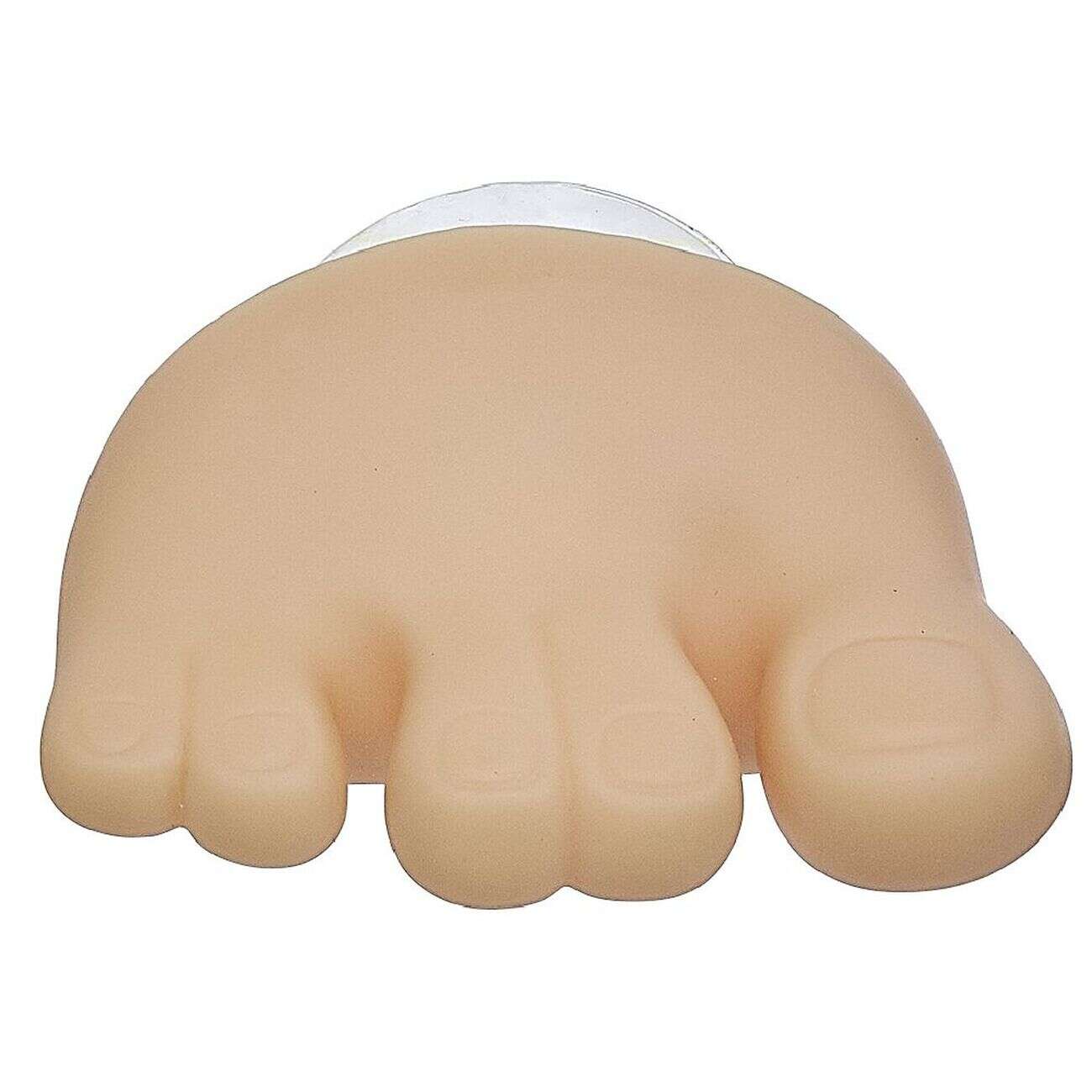 Porte brosse à dents et câble 2 en 1 forme pied