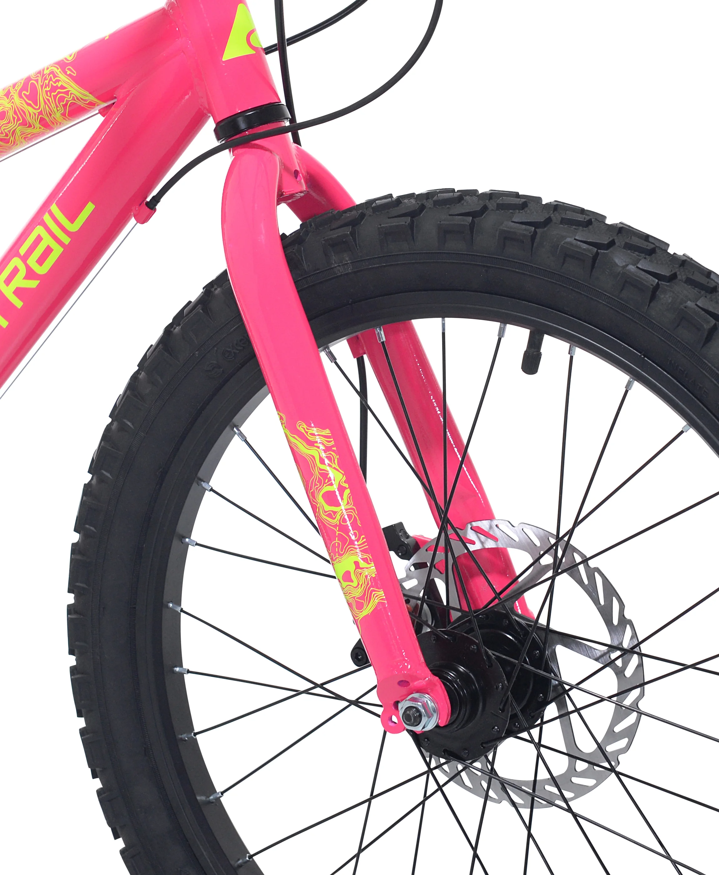 20" Vibe Mountain Bike, 7 Speed, Fits Rider 3'11"-4'4", Pink, Child/Tween/Teen, Unisex - Image 4