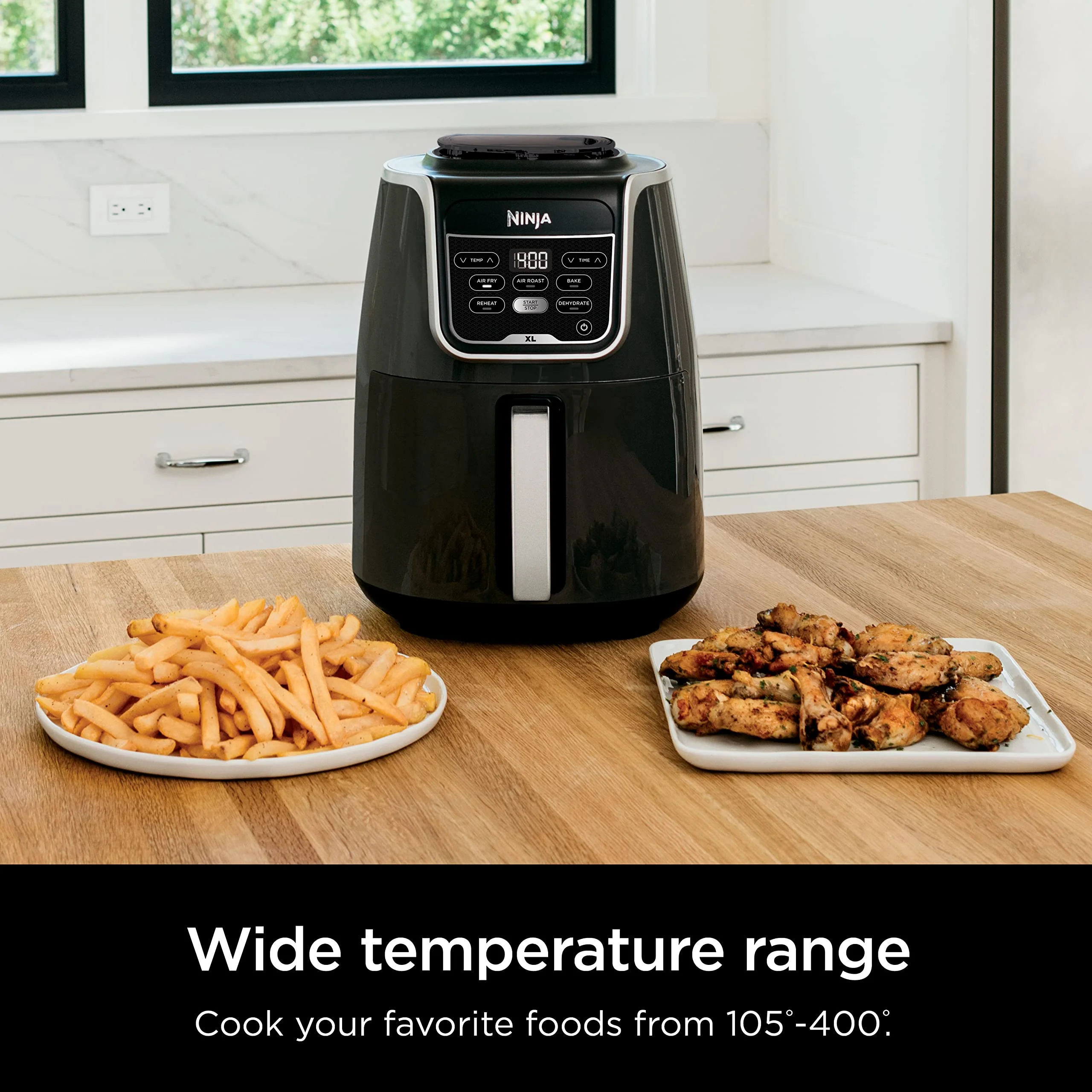 Ninja AF150AMZ Reheats Dehydrates Capacity