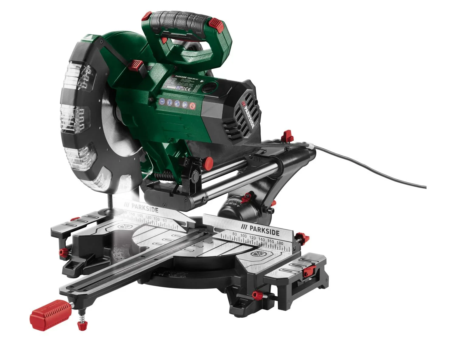 PARKSIDE Scie  onglet radiale PZKS 254 A1, 254 mm, 2000 W