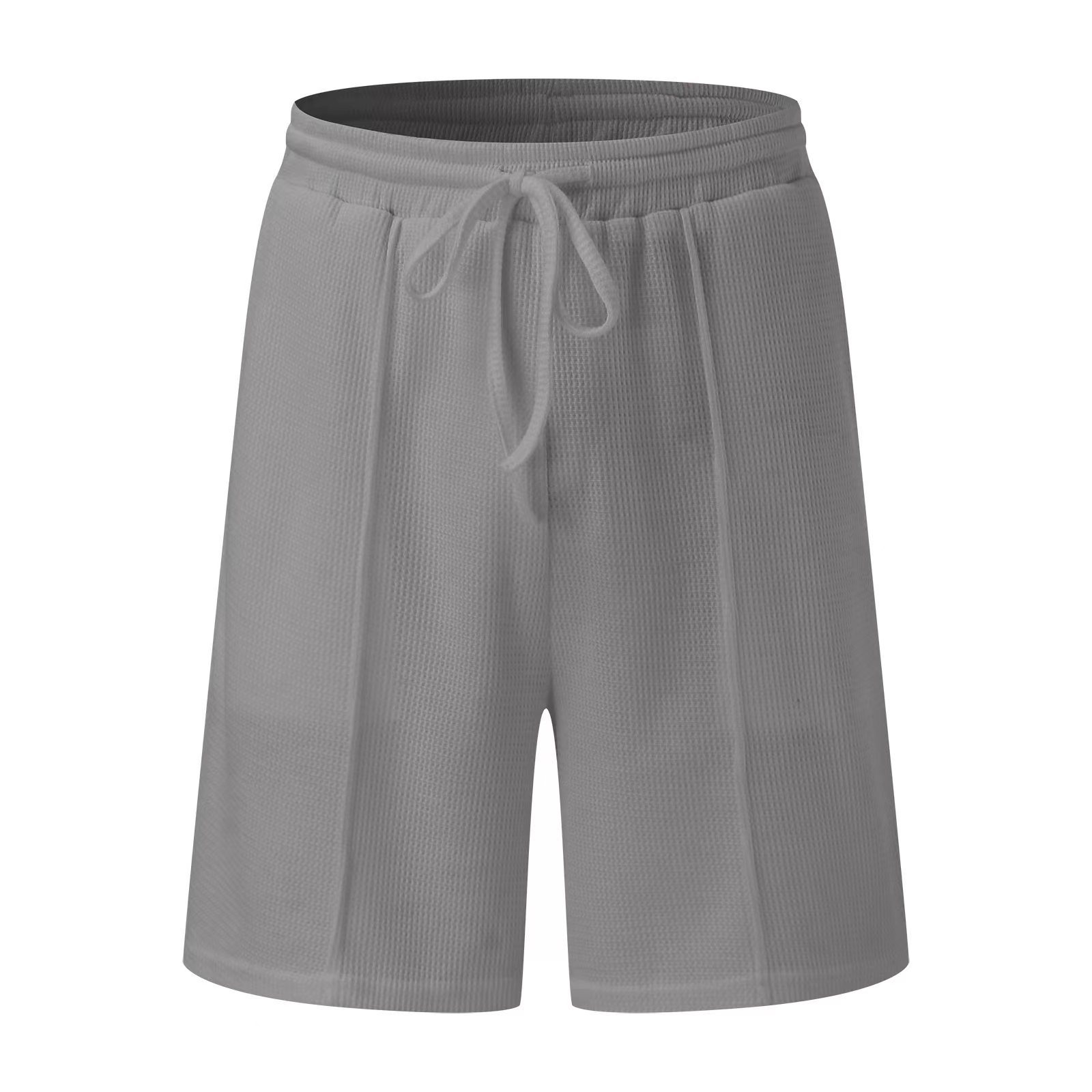 Polo gris en maille à col en V pour homme Suitmens
