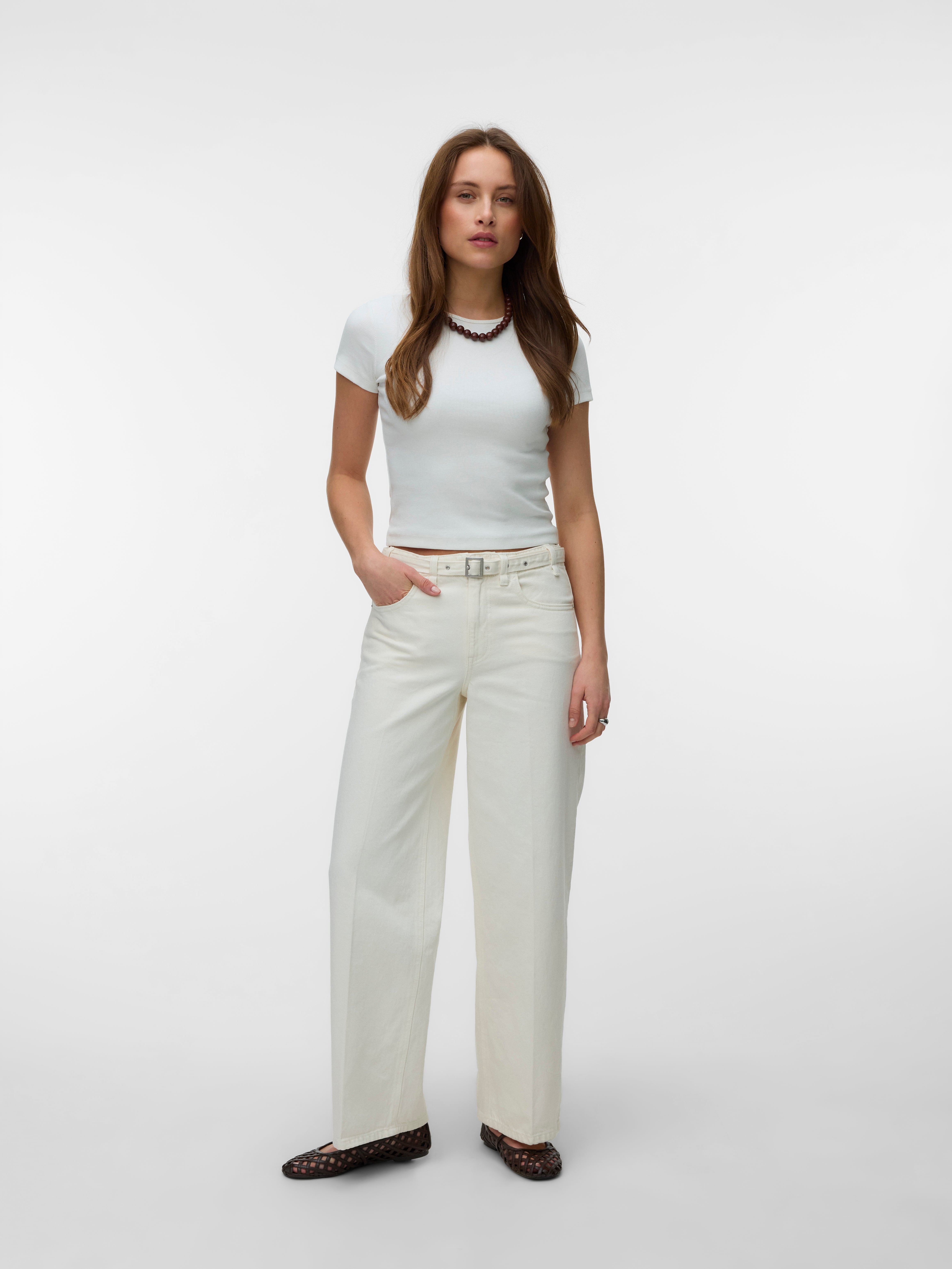 VERO MODA® VMLULLU Low rise Wide Leg Fit Jeans