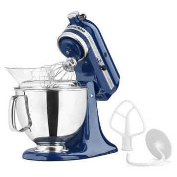 Robot pâtissier KitchenAid KSM150PSBW Artisan Series 5 pintes à tête inclinable, bleu saule