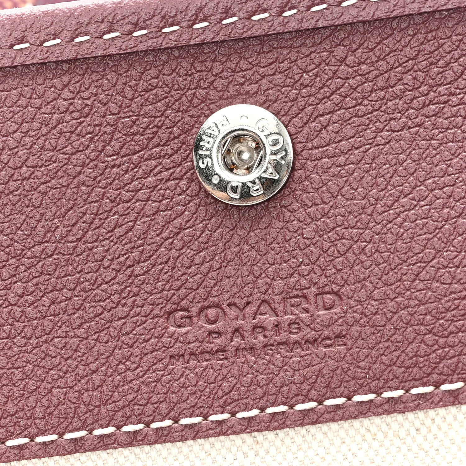 Goyardine Boheme Hobo Burgundy