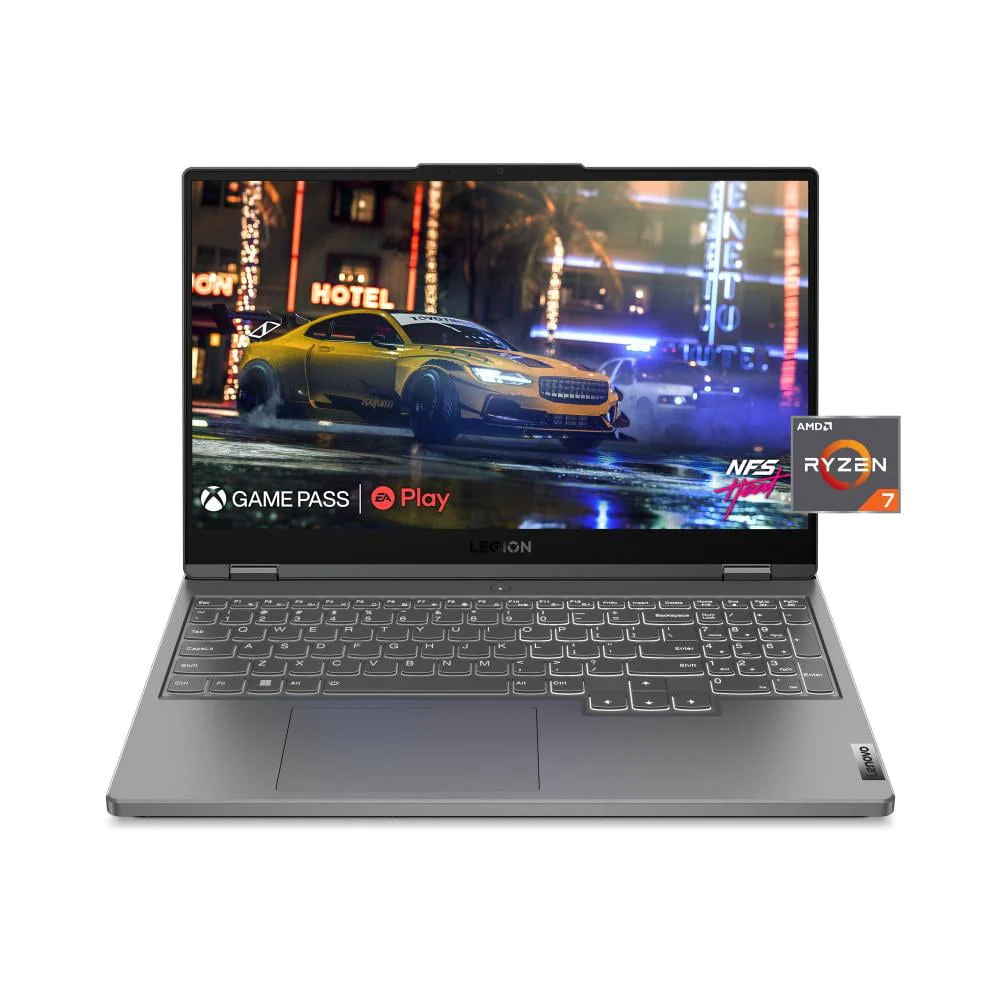 Legion 5 15 6" WQHD 165Hz Gaming Laptop Ryzen 7 7735H 16GB RAM 512GB SSD GeForce RTX 4060 8GB Storm Grey