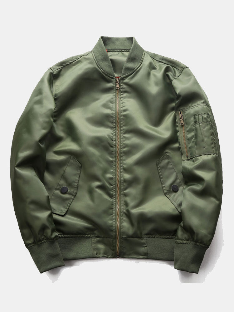 Veste bomber zippée pour homme