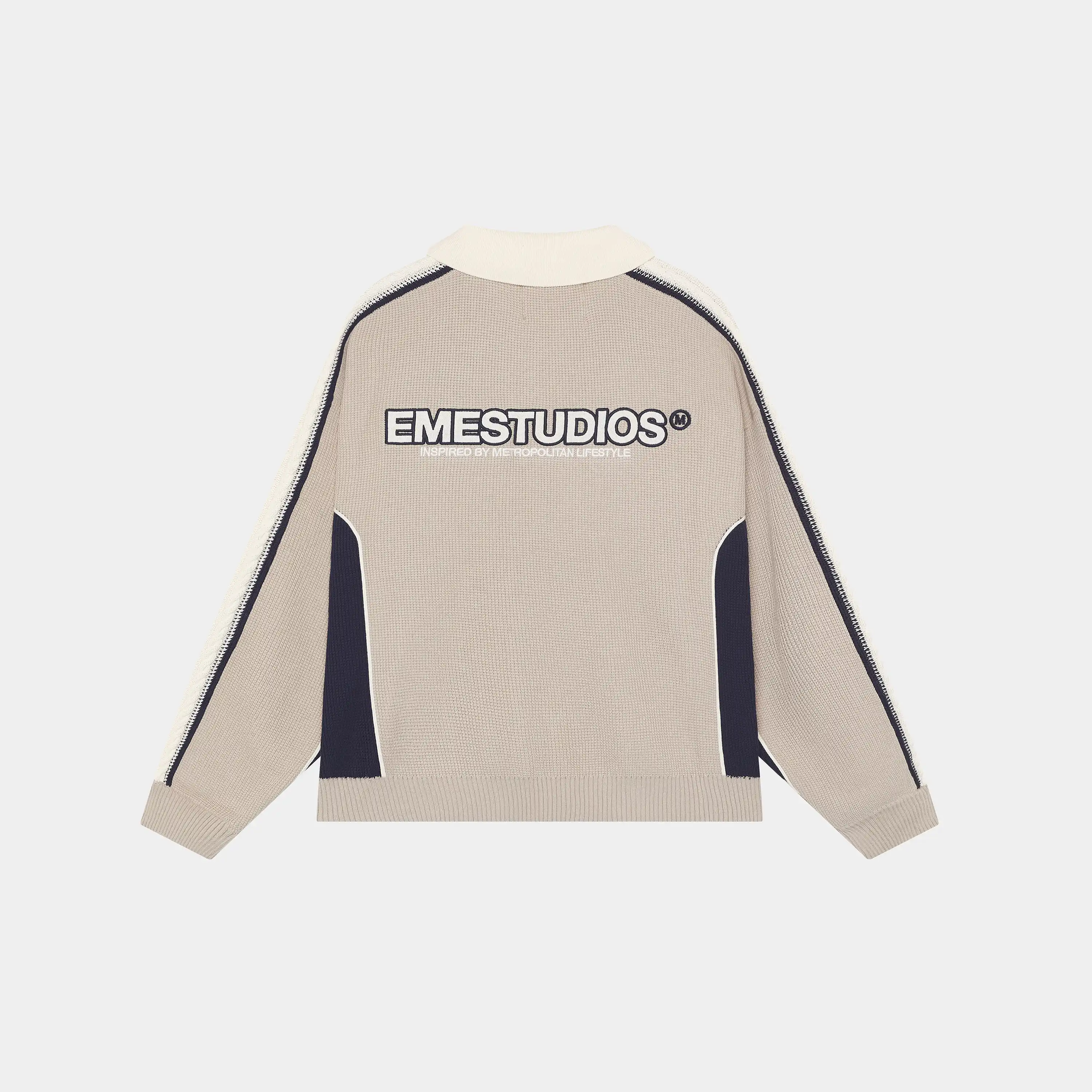 Chully Off Sand Knit Polo