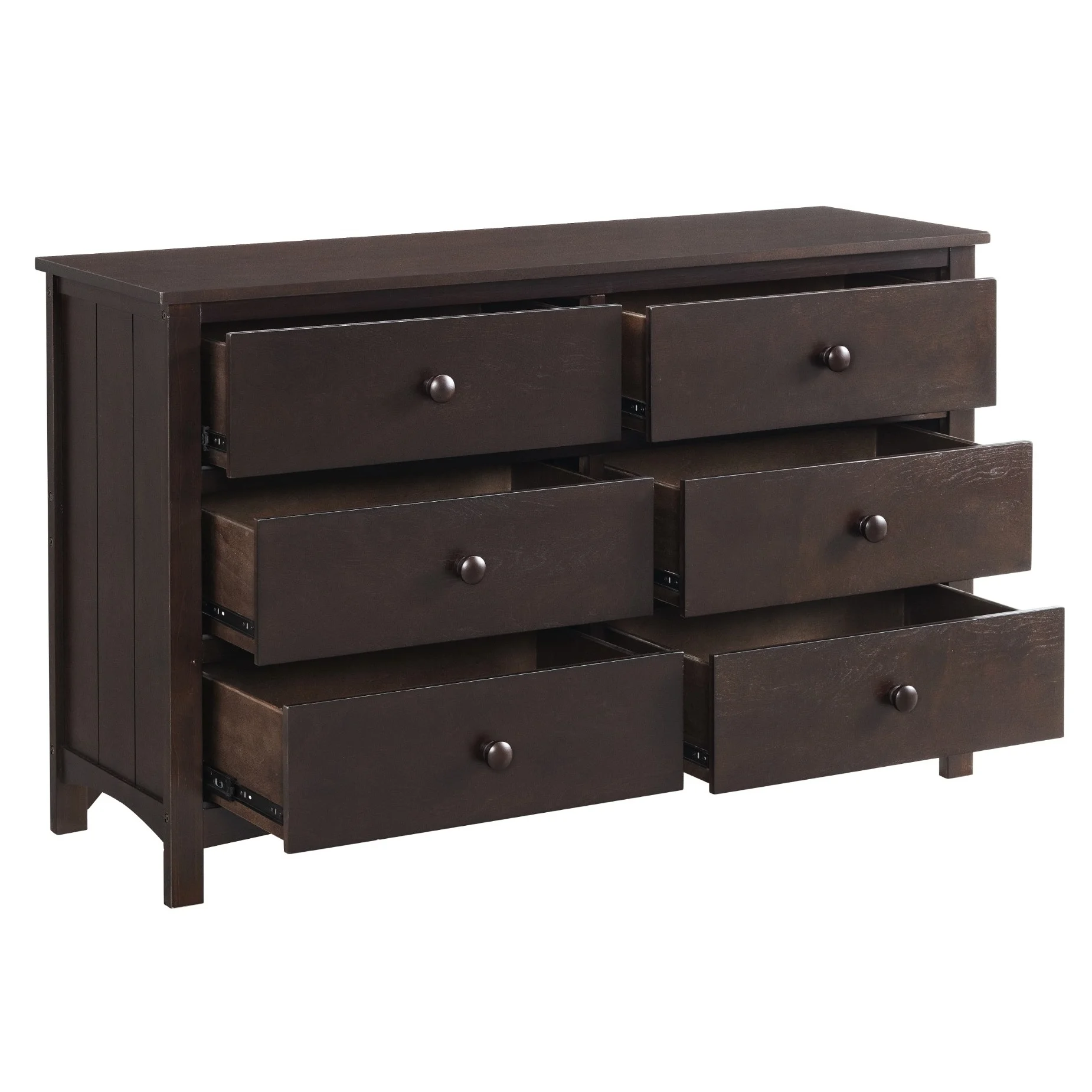 Universal 6 Drawer Dresser, Snow White(Snow White) Image 10