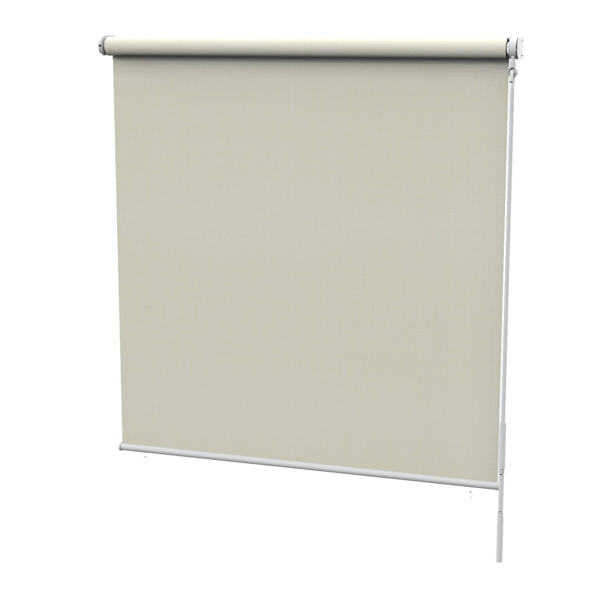 Radiance Cordless Exterior Crank Operated Solar Shade Sand Dollar