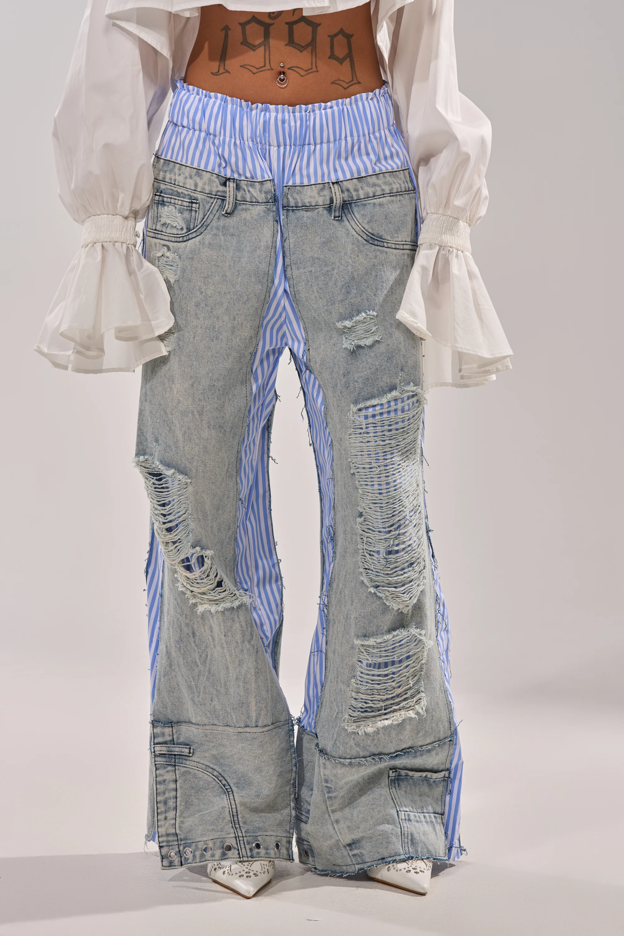 CALL IT WHAT YOU WANT MIXED UP TROUSER - Akira Store