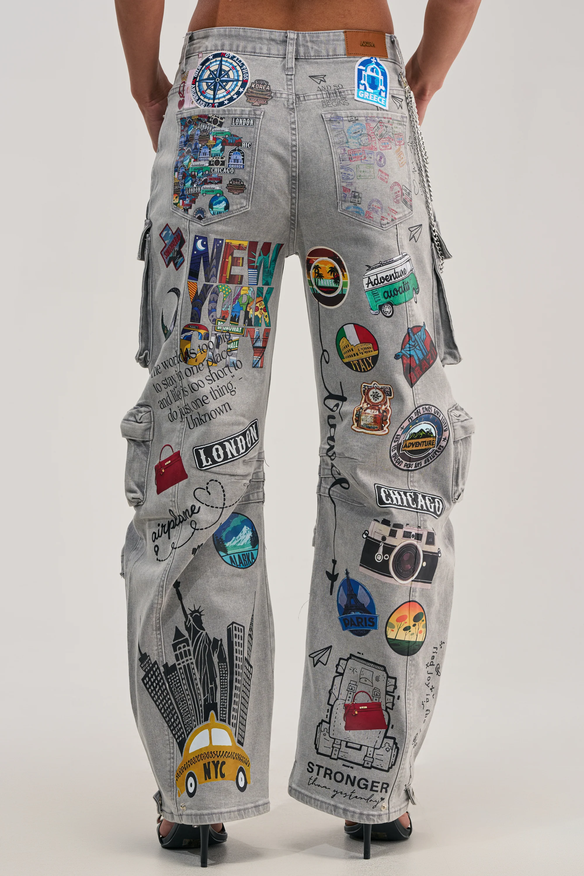 RAJ CARGO DENIM - Akira Store