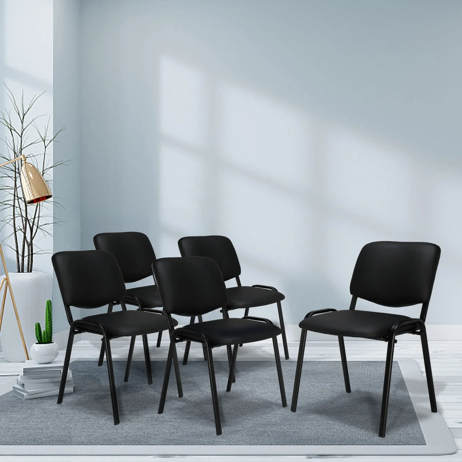 VINGLI Waiting Room Chairs. 5-Pack Conference Room Chairs