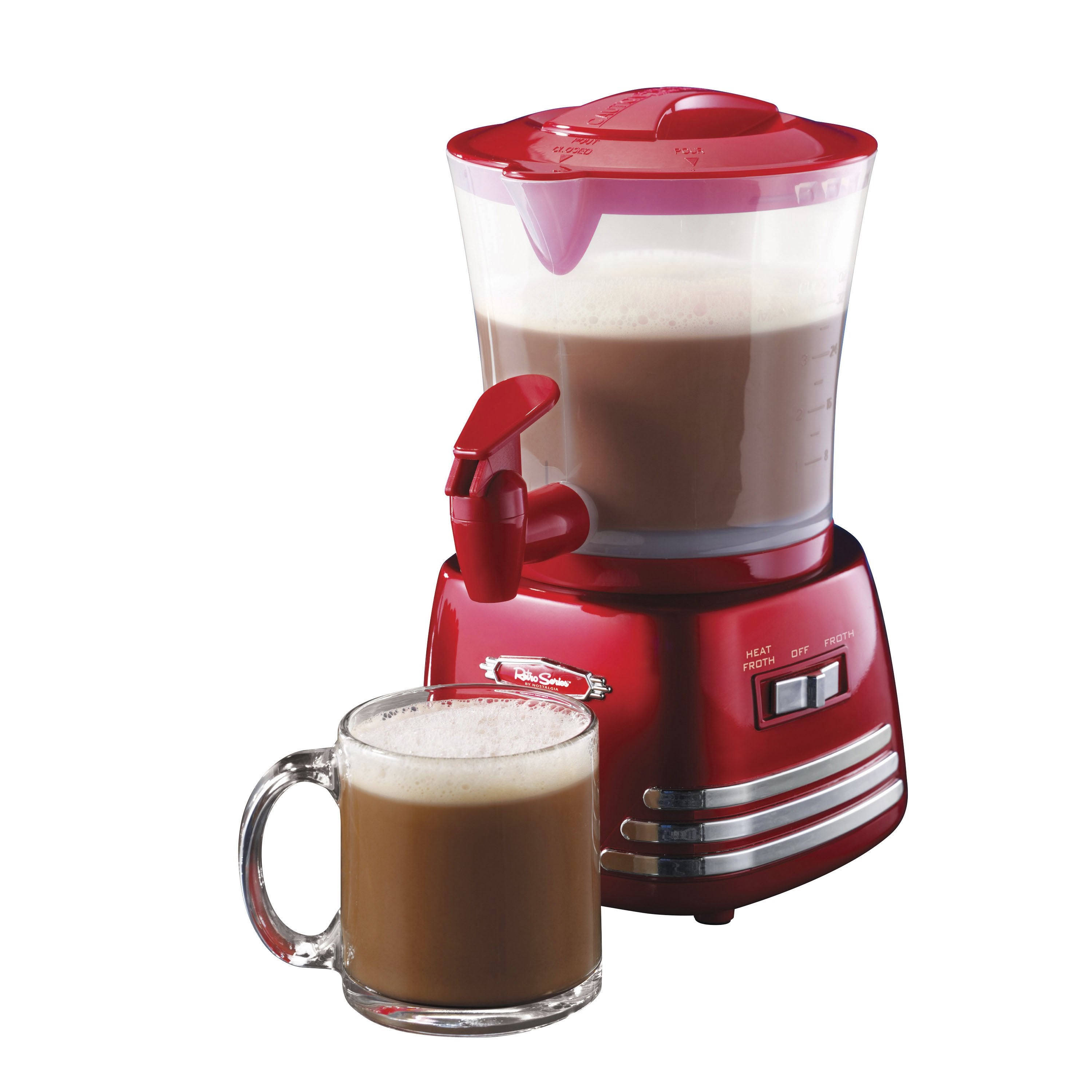 Nostalgia Retro Series Red Hot Chocolate Maker