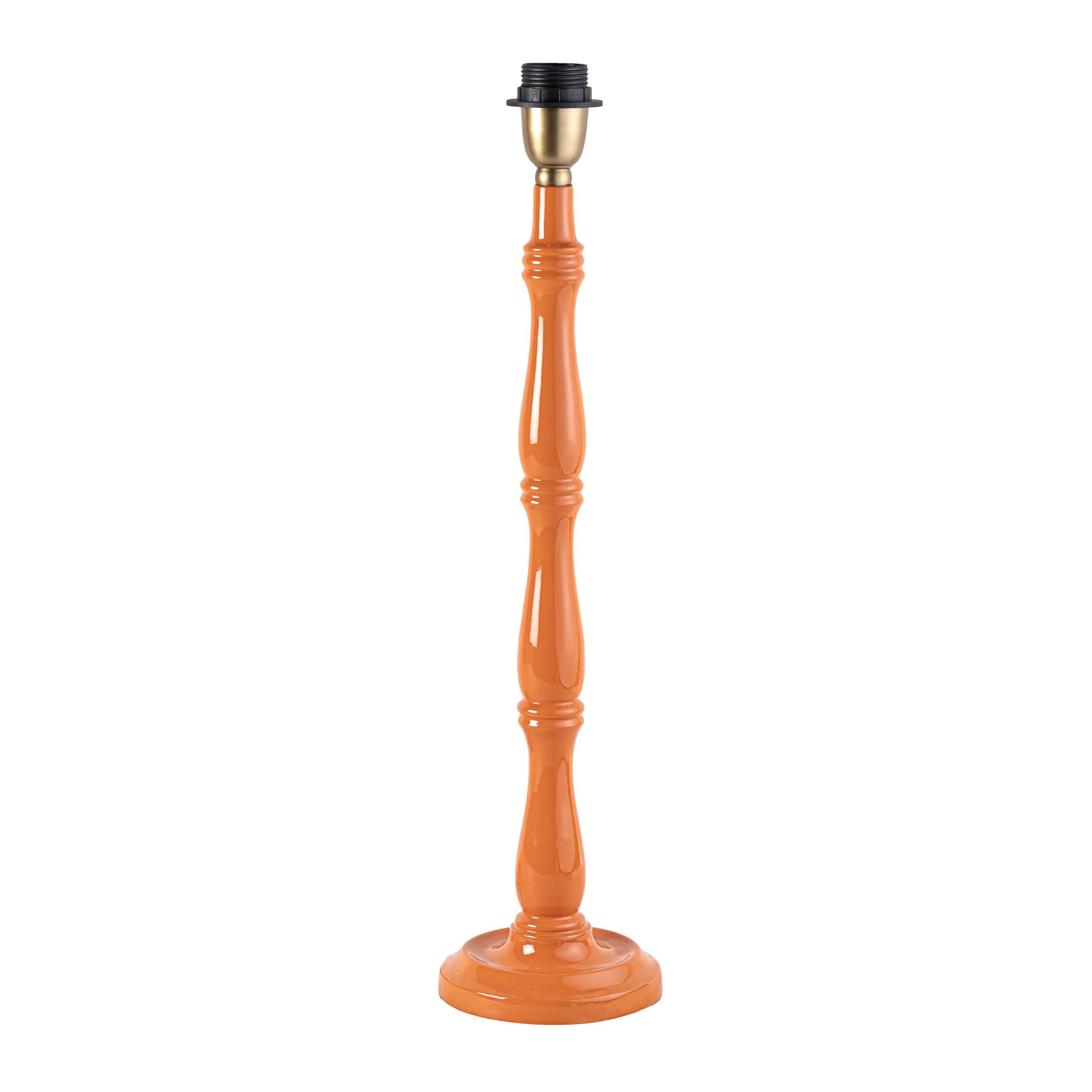 Windsor Wooden Table Burnt Orange Base Only 14x28cm