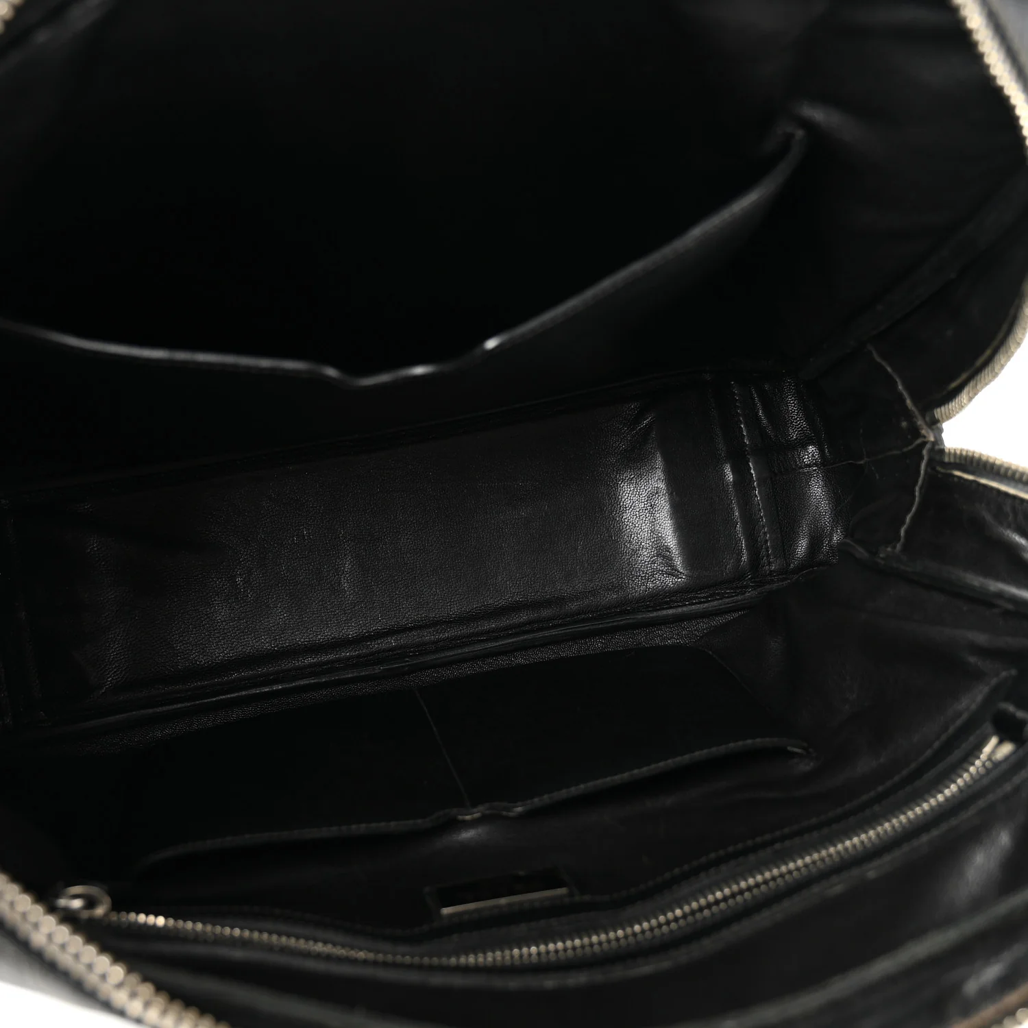 Saffiano Travel Briefcase Black