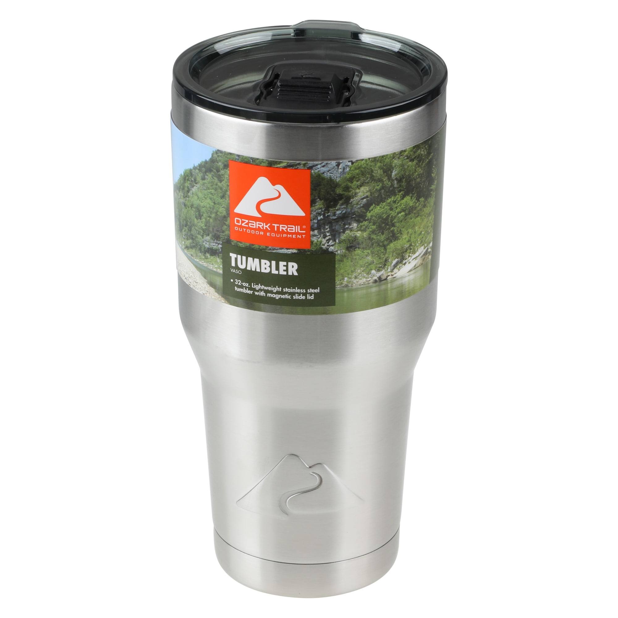 Ozark Trail Vacuum Insulated Stainless Steel Tumbler - Silver - 32 oz