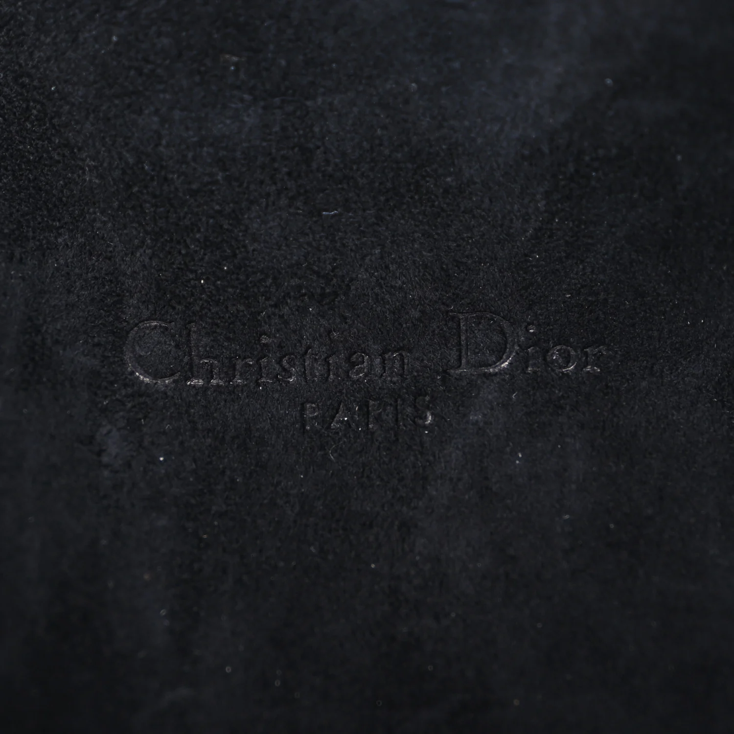 Grained Calfskin Caro Double Pouch Black