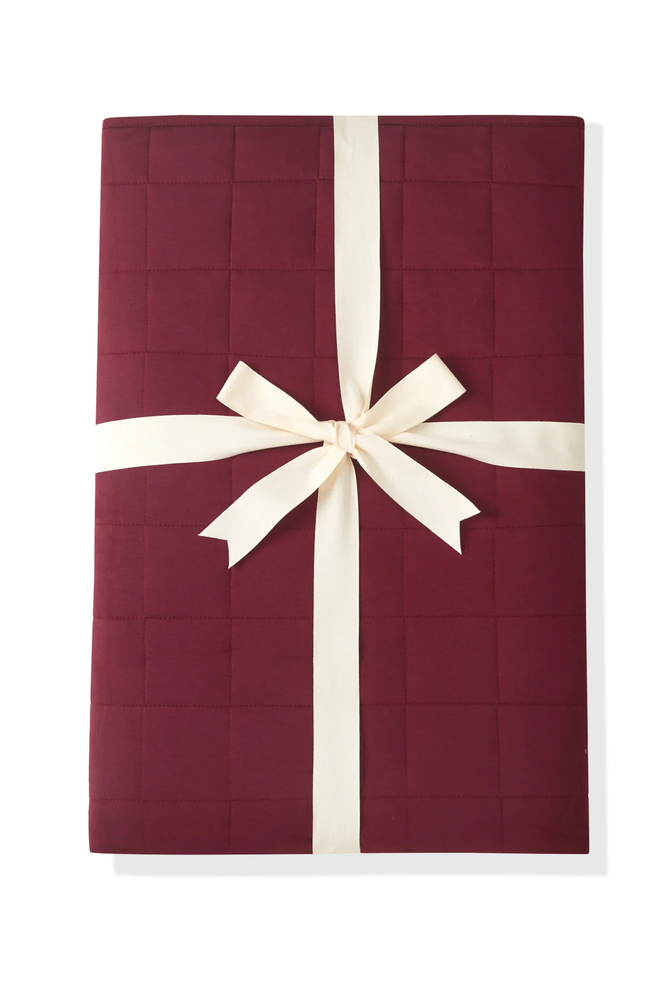 Adult Quilted Blanket in Burgundy 2.5