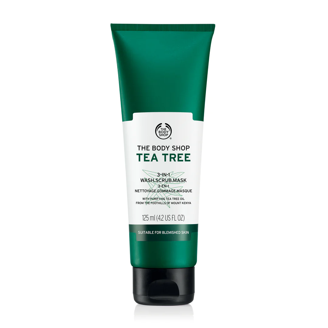 Tea Tree 3-in-1 Wash Scrub Mask