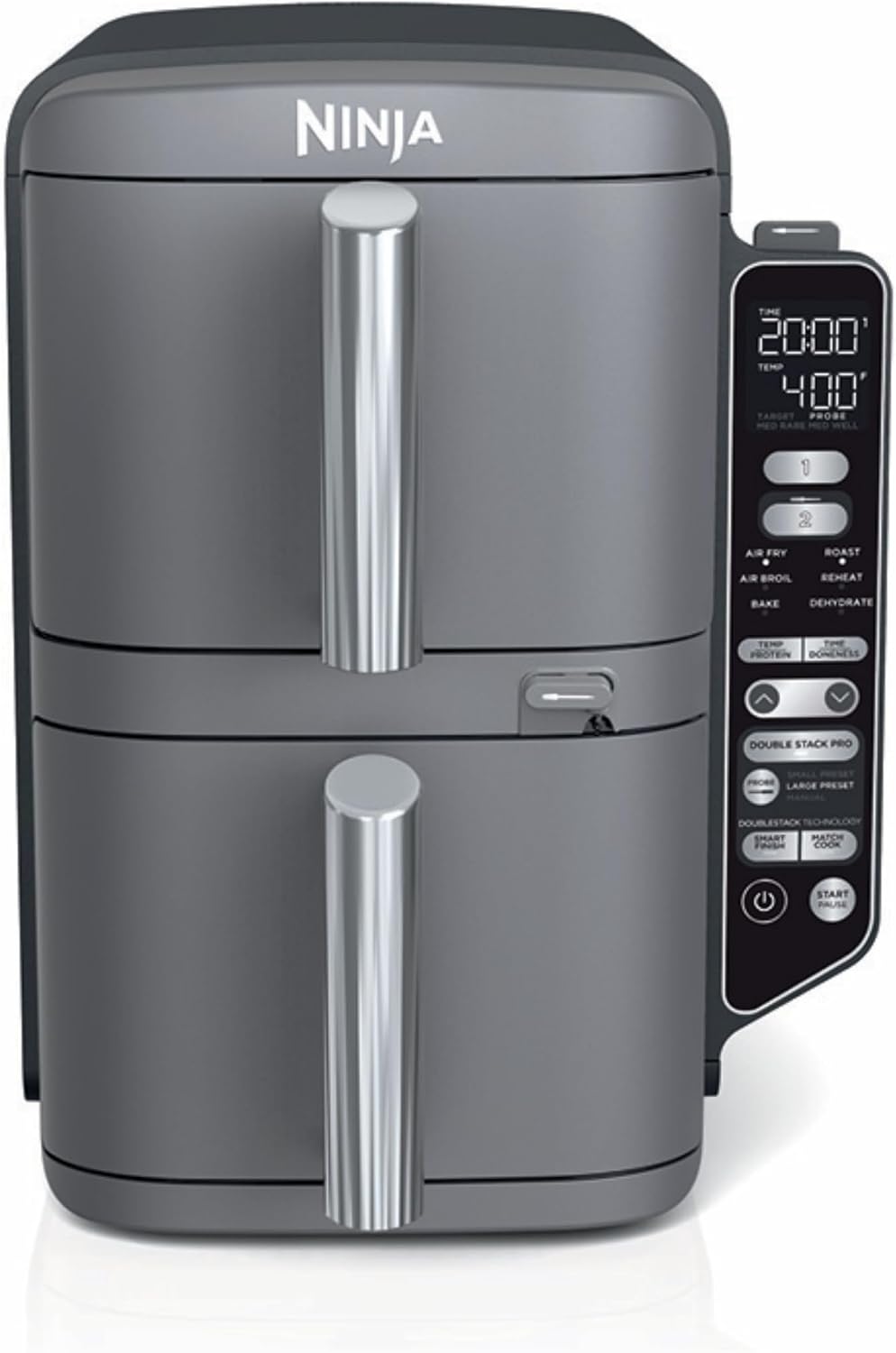 Ninja Air Fryer DoubleStack XL, 10 Qt, 6-in-1, Deep Gray, SL401