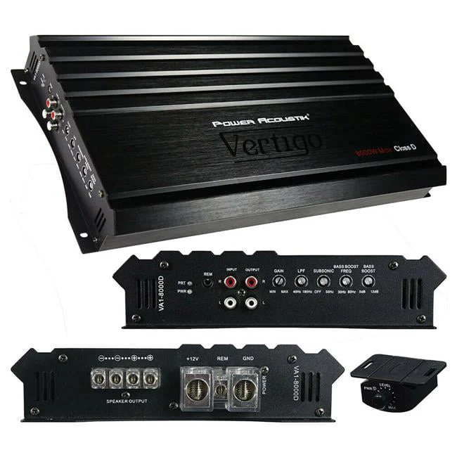 VA1-8000D Vertigo 8000 Watt Car Audio Monoblock Amplifier