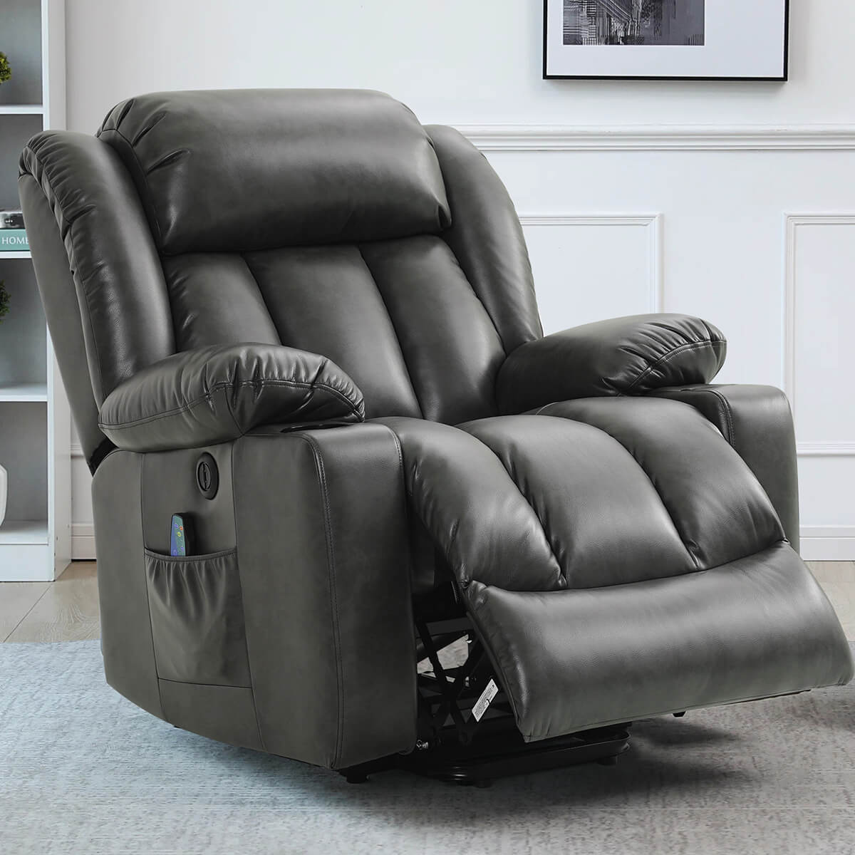 Fauteuil releveur de luxe en liquidation, avec chauffage et massage