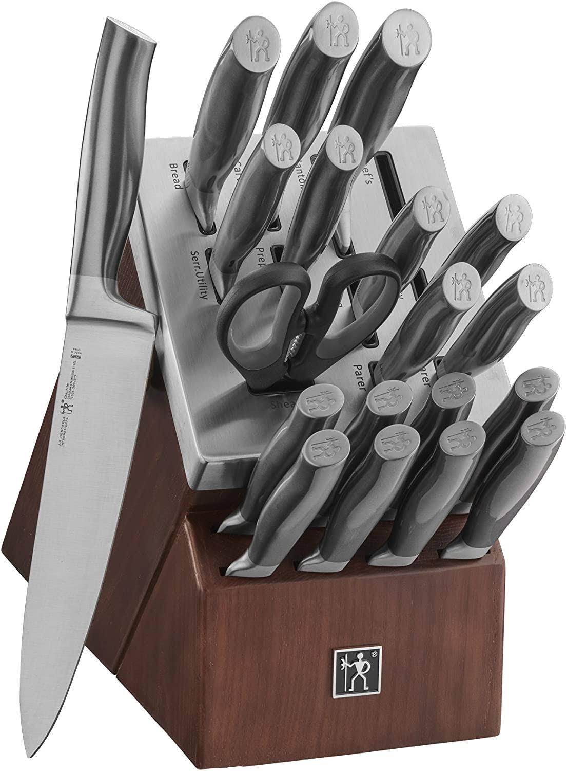Henckels International Graphite 20-pc. Self Sharpening Knife Block Set