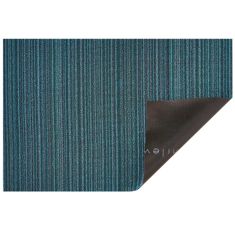Skinny Stripe dørmatte 61x91 cm turquoise