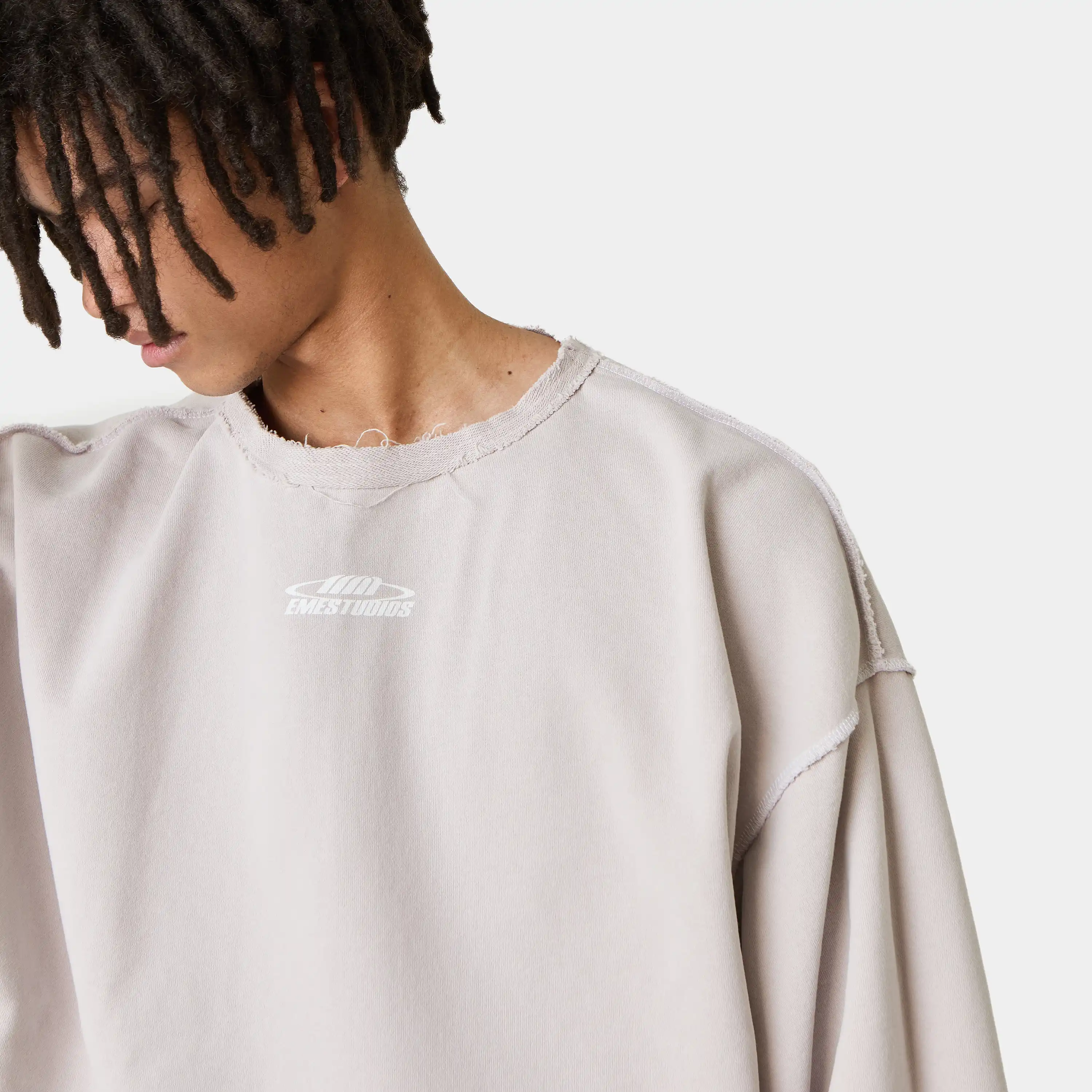 Suit Off Sand Oversized Crewneck