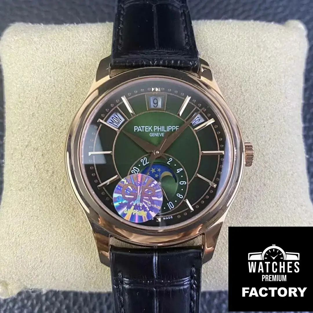 Patek Philippe Complications 5205R-011 GR Factory Black Strap