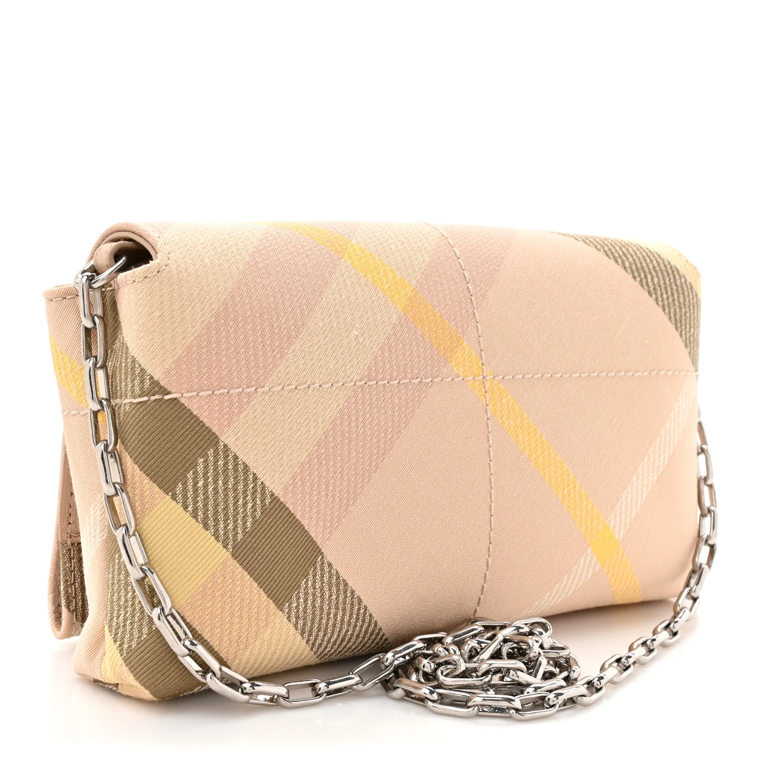 Jacquard Check Soft Snip Mini Chain Bag Teacup
