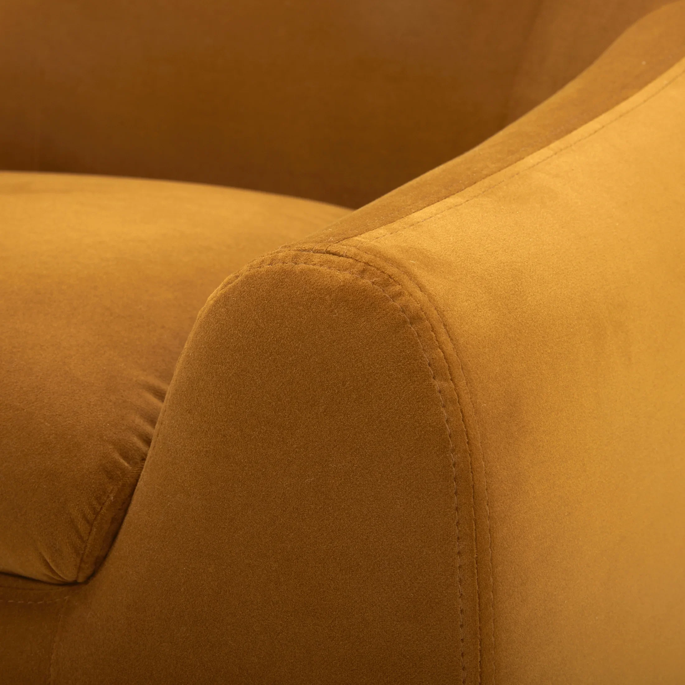 Better Homes & Gardens Emerson Curvy Accent Chair, Truffle Brown Boucle