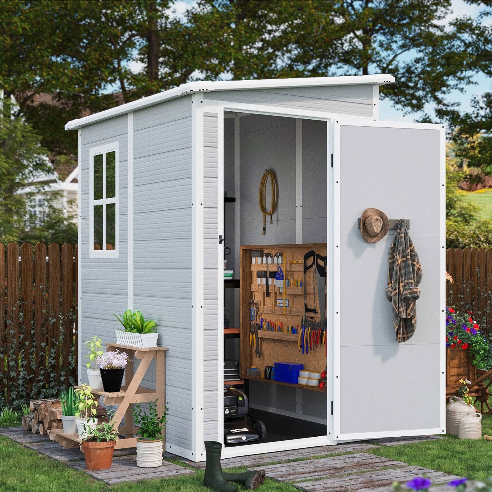 Patiowell 5x4 Plastic Shed Pro