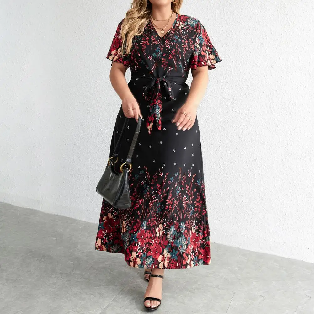 Sophie Paris I Maxi Dress à fleurs