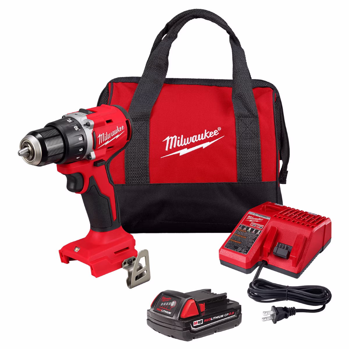 Milwaukee VIPRB - 3601 - 21P 18V, Cordless 5 in Drill Driver, 2 Ah, 550 in Lbs 1700 RPM