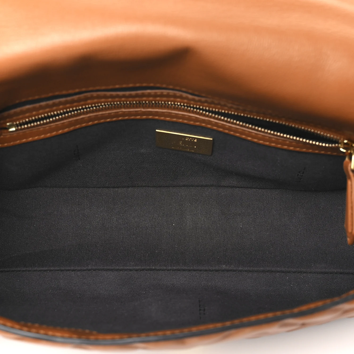 Nappa FF 1974 Embossed Baguette Coloniale