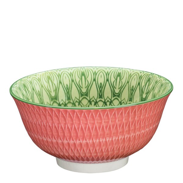AMICI skål 85 cl 18 cm rombe rosa