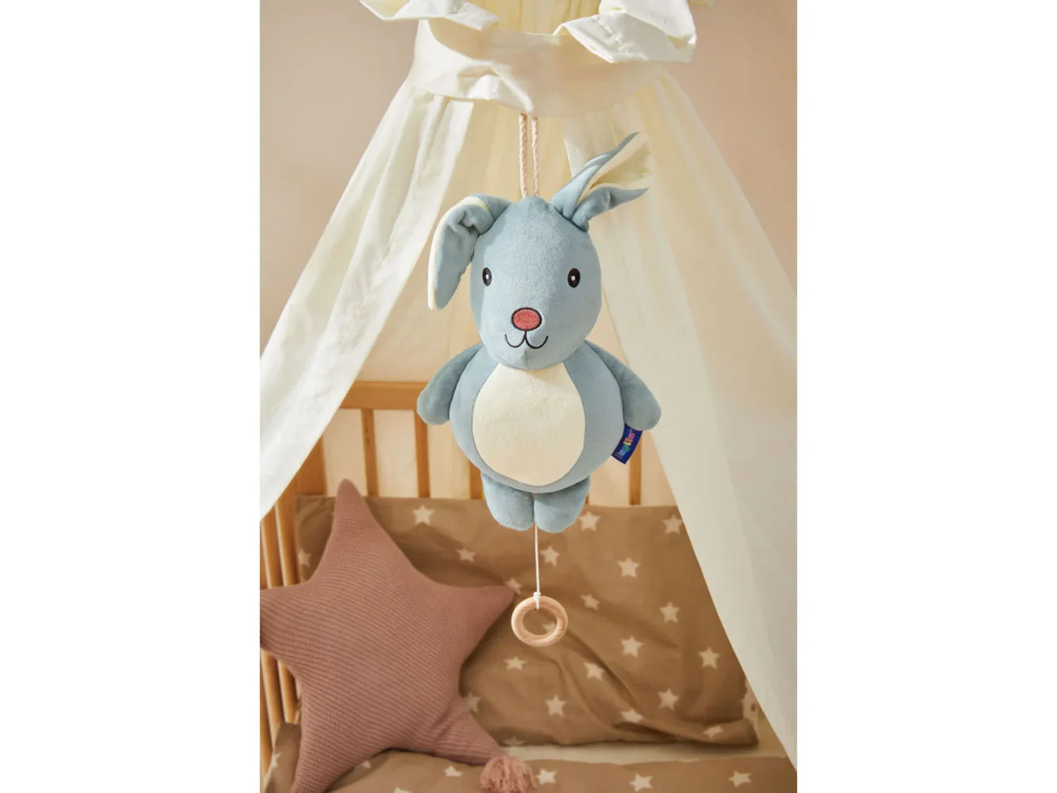 lupilu Animal en peluche musical ou jouet  tirer