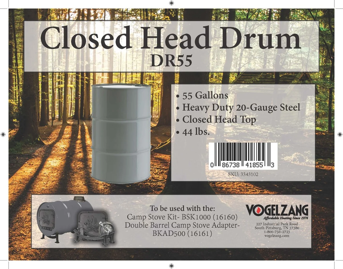 55 Gallon Sealed Drum
