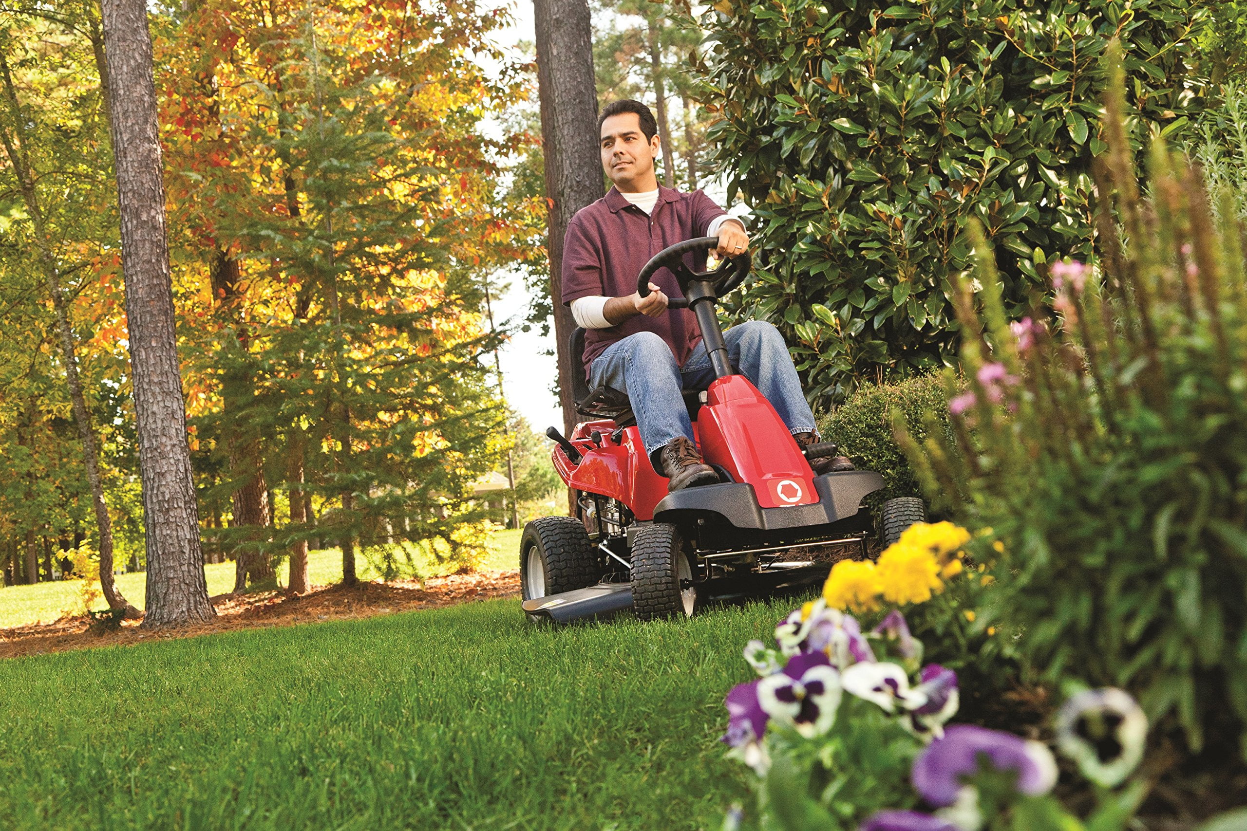 Troy - Bilt TB30 30 In. Rear Engine Riding Mower with 6 - Speed Transmission 274102
