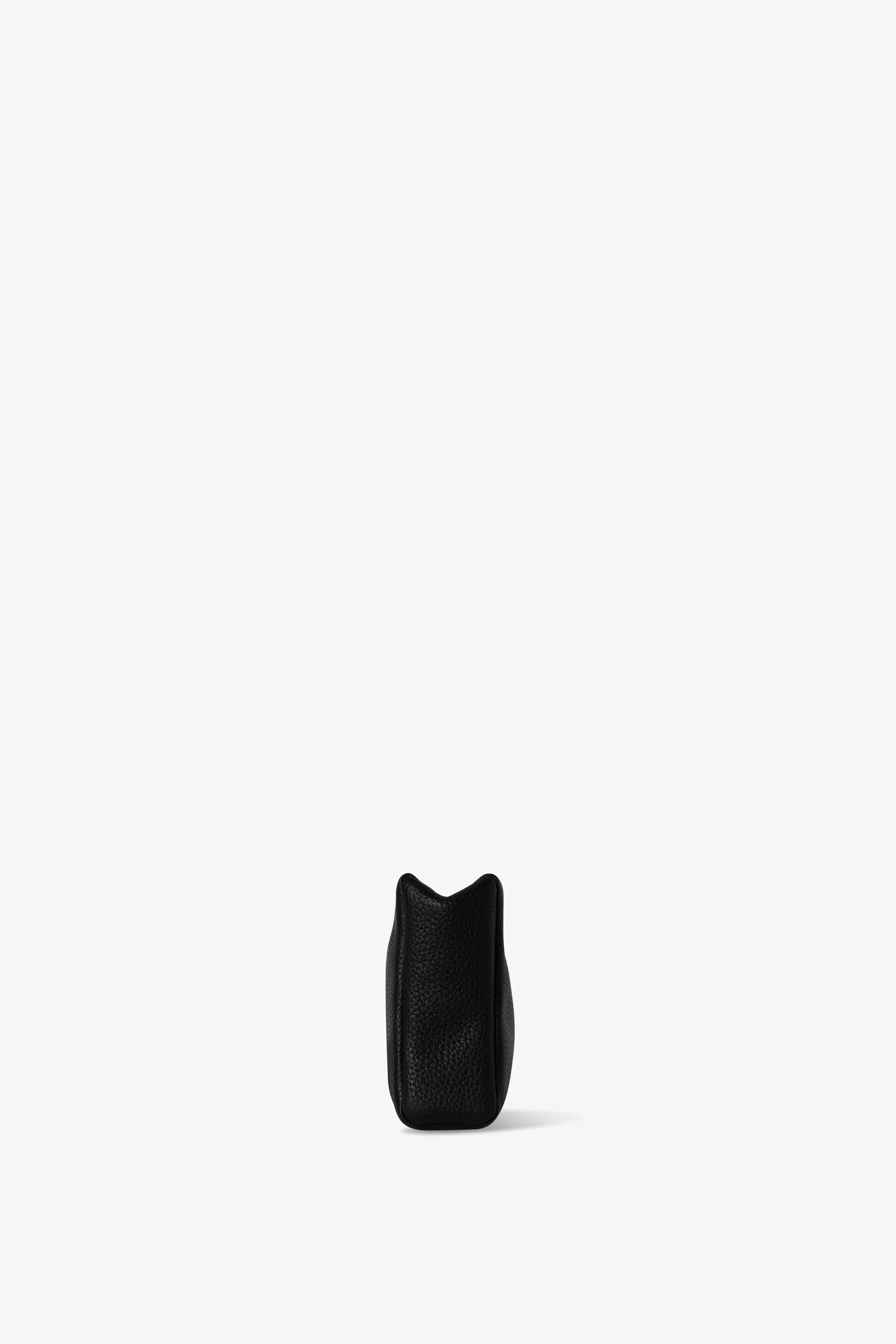 Squared Compact Clutch Bag in Leather
