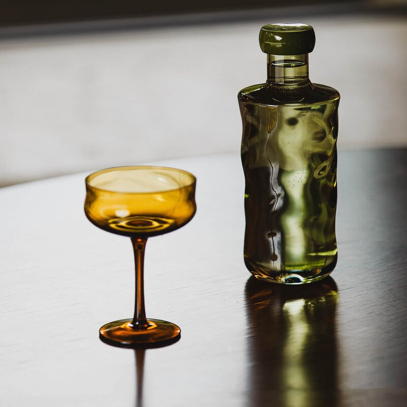 Swirl Coupe-cocktail glass 26 cl 2 stk Dune